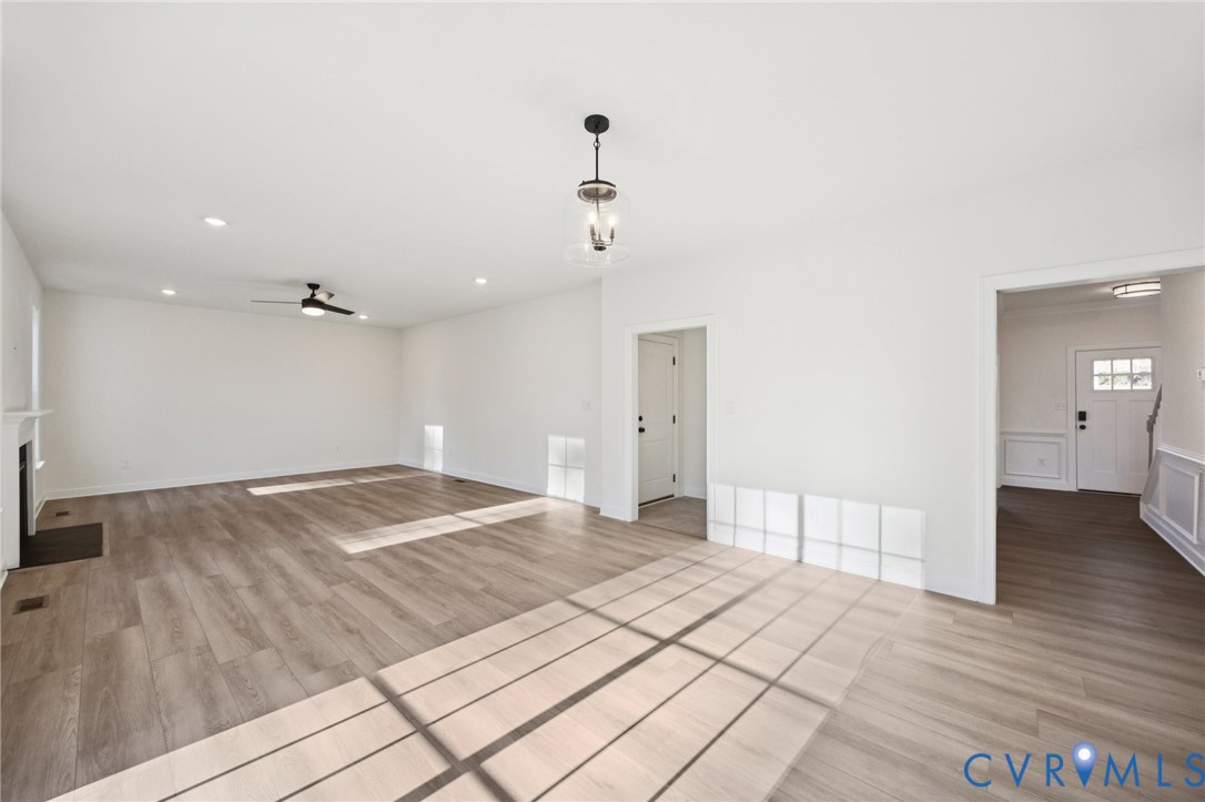 13619 Brandy Oaks Road Chesterfield, VA 23832 - Photo 9 of 28 a view of empty room with wooden floor