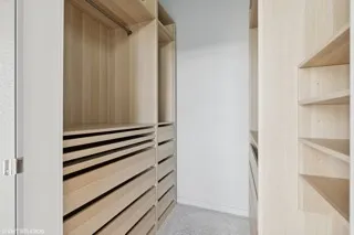 a view of wooden door