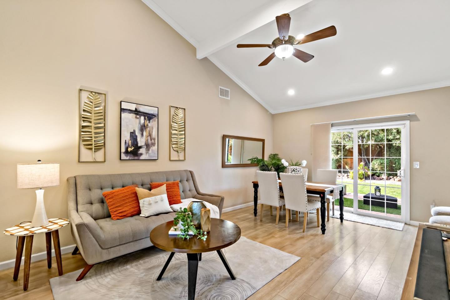 2831 Riedel Road San Jose, CA 95135 - Photo 20 of 53 a living room with furniture and a large window