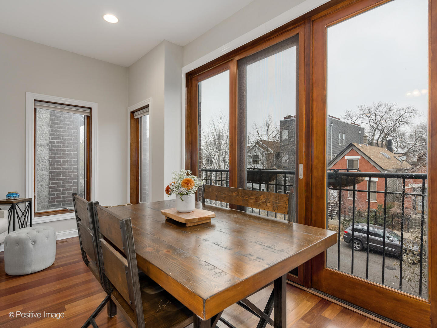 2033 West Crystal Street, Unit 2 Chicago, IL 60622 - Photo 6 of 22 a view of a dining room and livingroom with furniture