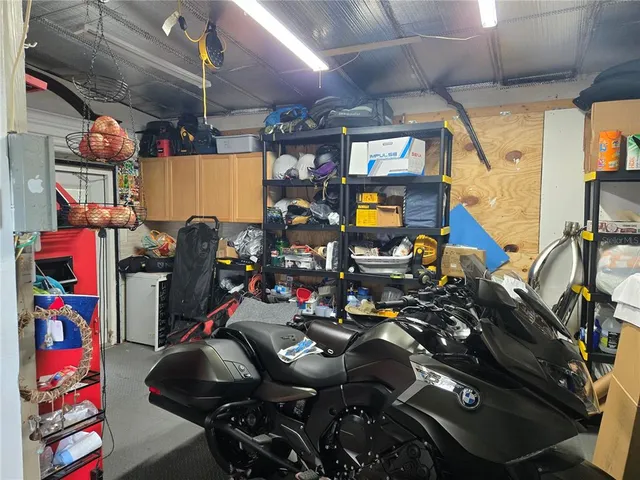 a room with lots of storage and utility