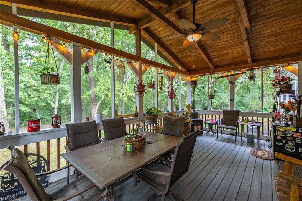 154 Rierson Road Madison, NC 27025 - Photo 24 of 30 Screened in porch off of dining room and kitchen