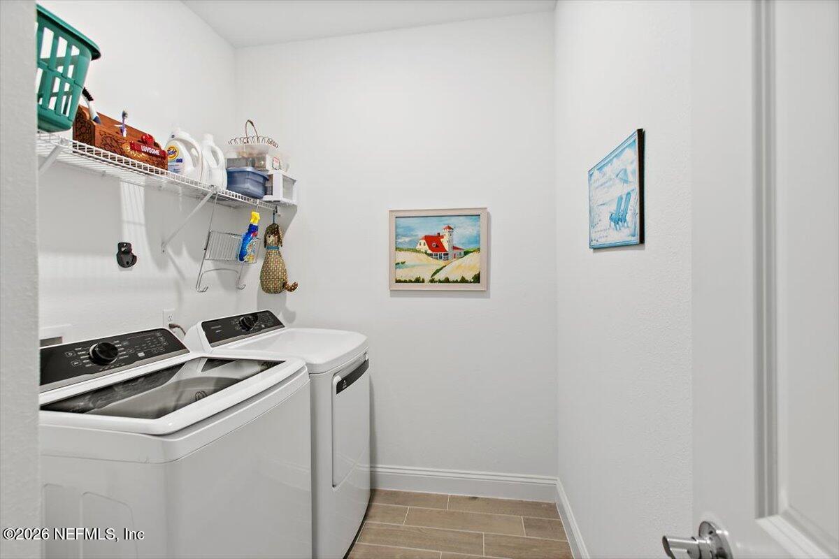 100 Simonson Run St. Augustine, FL 32092 - Photo 24 of 30 a utility room with dryer and washer