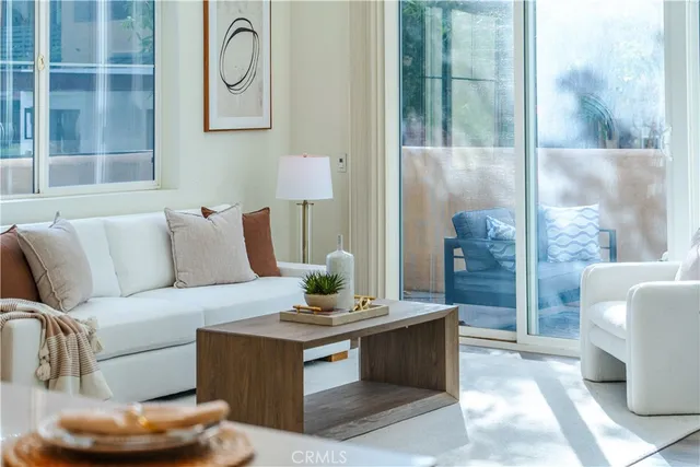 a living room with a couch