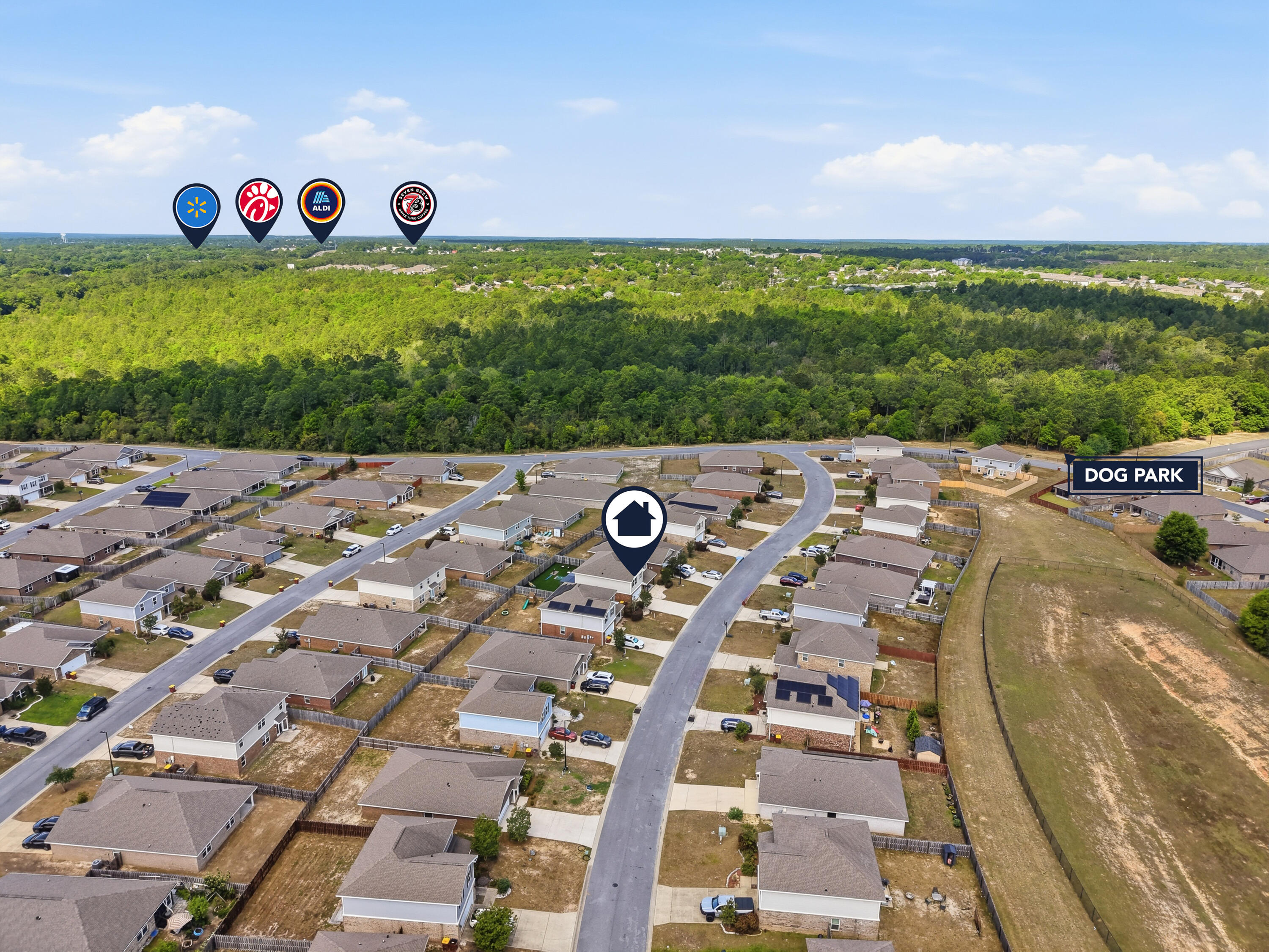 719 Widgeon Way Crestview, FL 32539 - Photo 25 of 29 719 Widgeon Way Drone-4 (1)