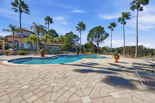 a view of outdoor space with seating