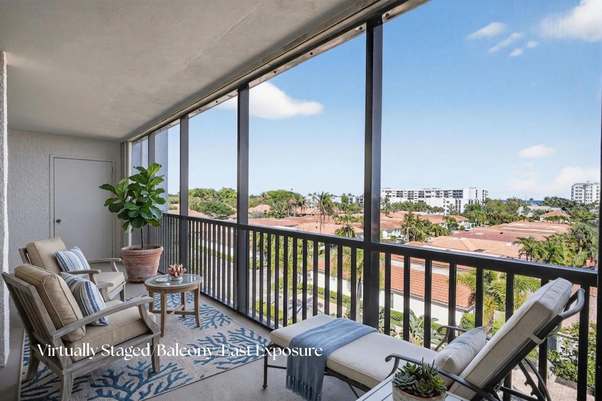 1605 Highway 1, Unit 504M3 Jupiter, FL 33477 - Photo 42 of 63 Balcony with East Exposure