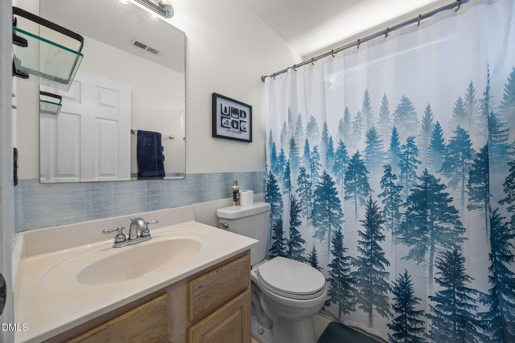 1758 Rowsby Court Wake Forest, NC 27587 - Photo 32 of 48 a bathroom with a sink and a toilet