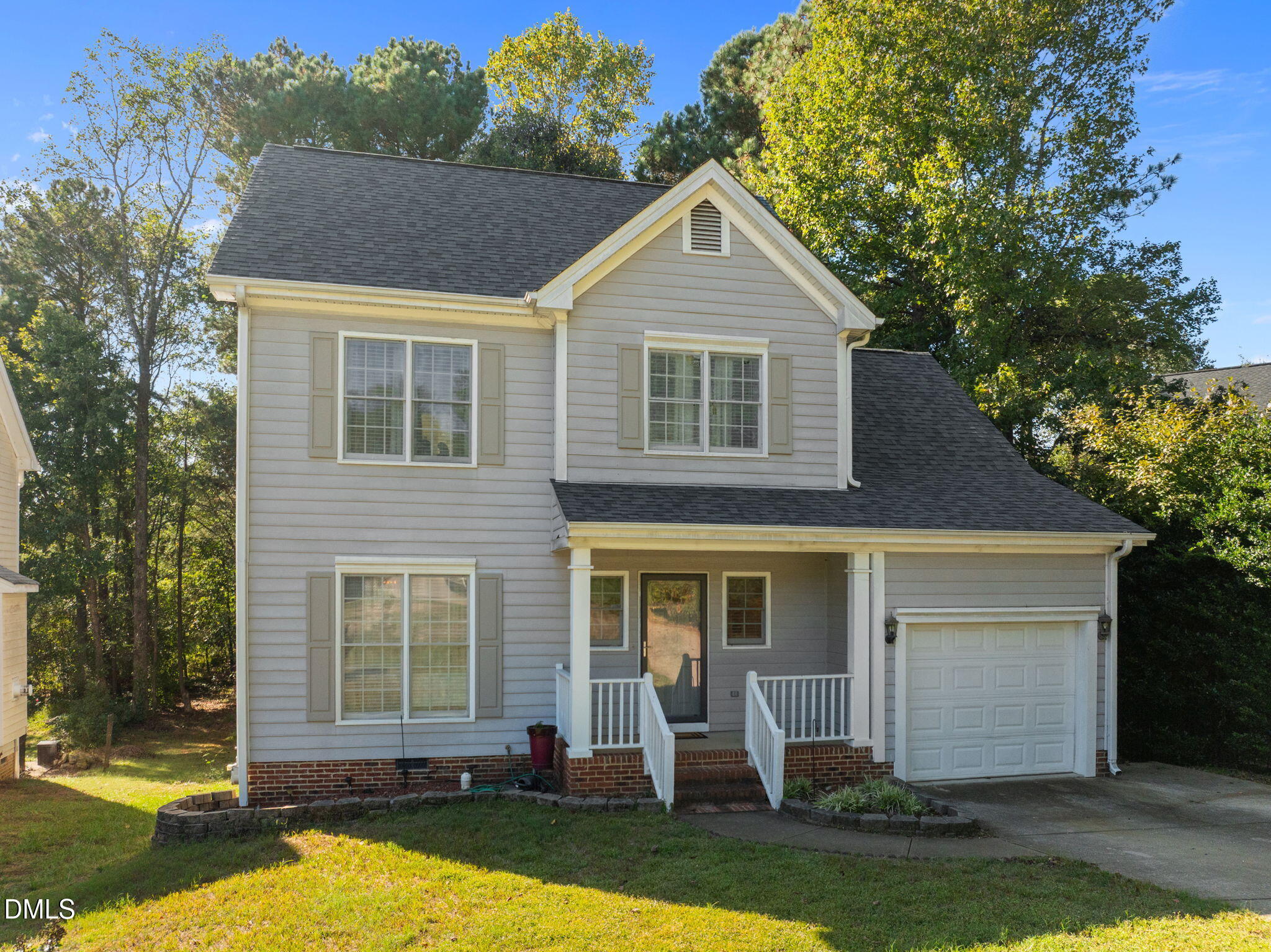1758 Rowsby Court Wake Forest, NC 27587 - Photo 33 of 48 a front view of a house with a yard