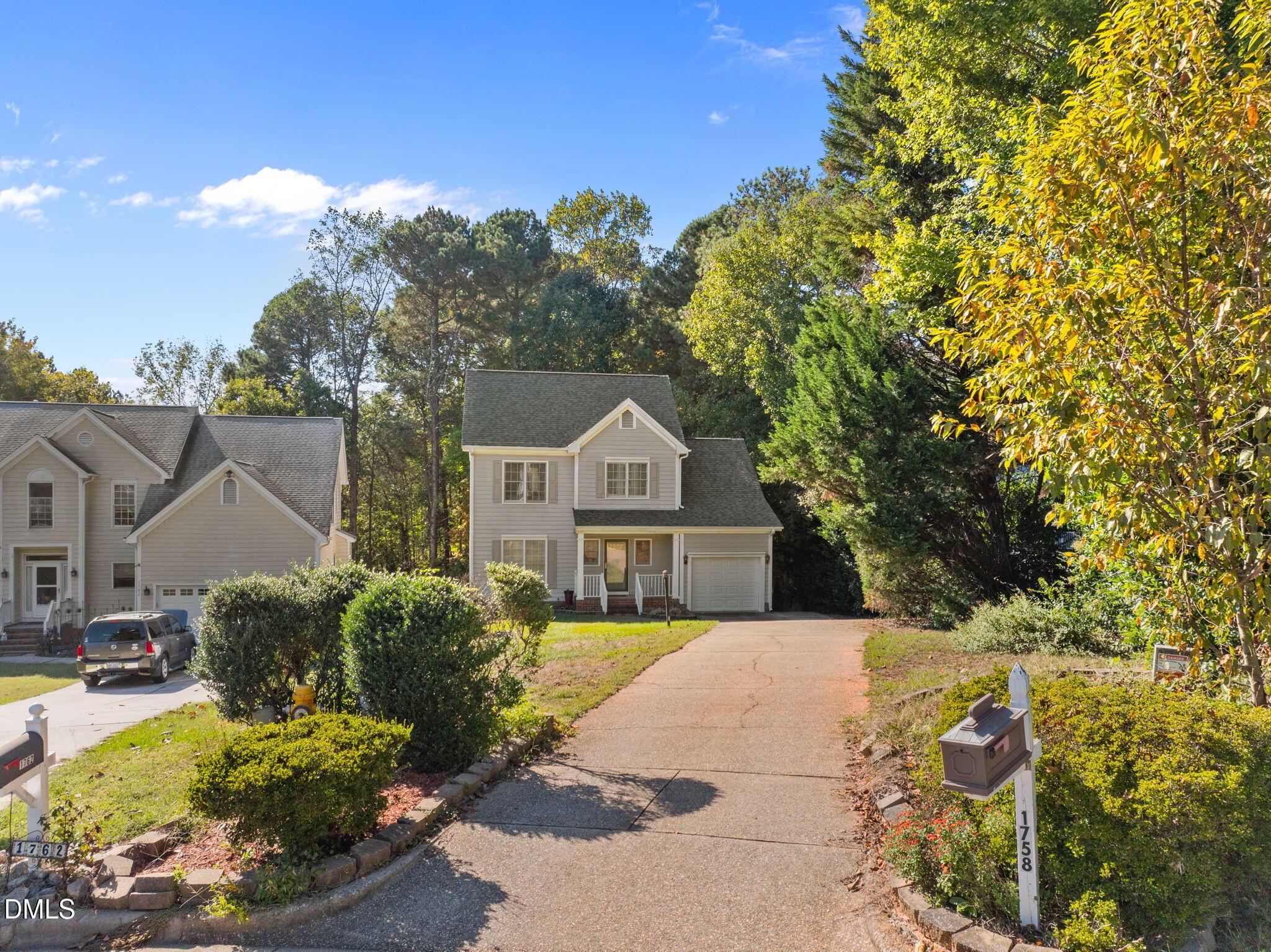 1758 Rowsby Court Wake Forest, NC 27587 - Photo 34 of 48 a front view of a house with a yard