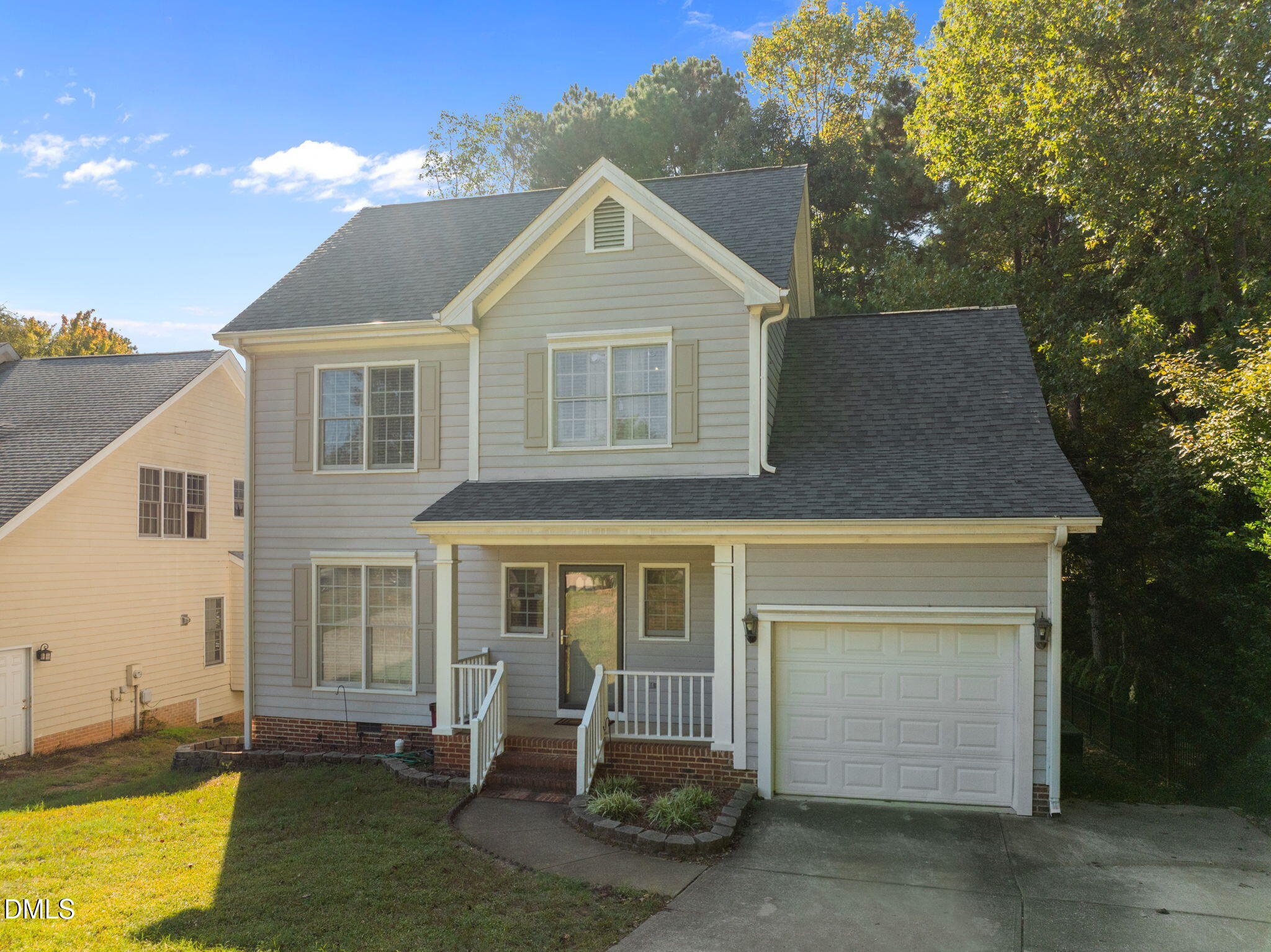 1758 Rowsby Court Wake Forest, NC 27587 - Photo 35 of 48 a front view of a house with a yard