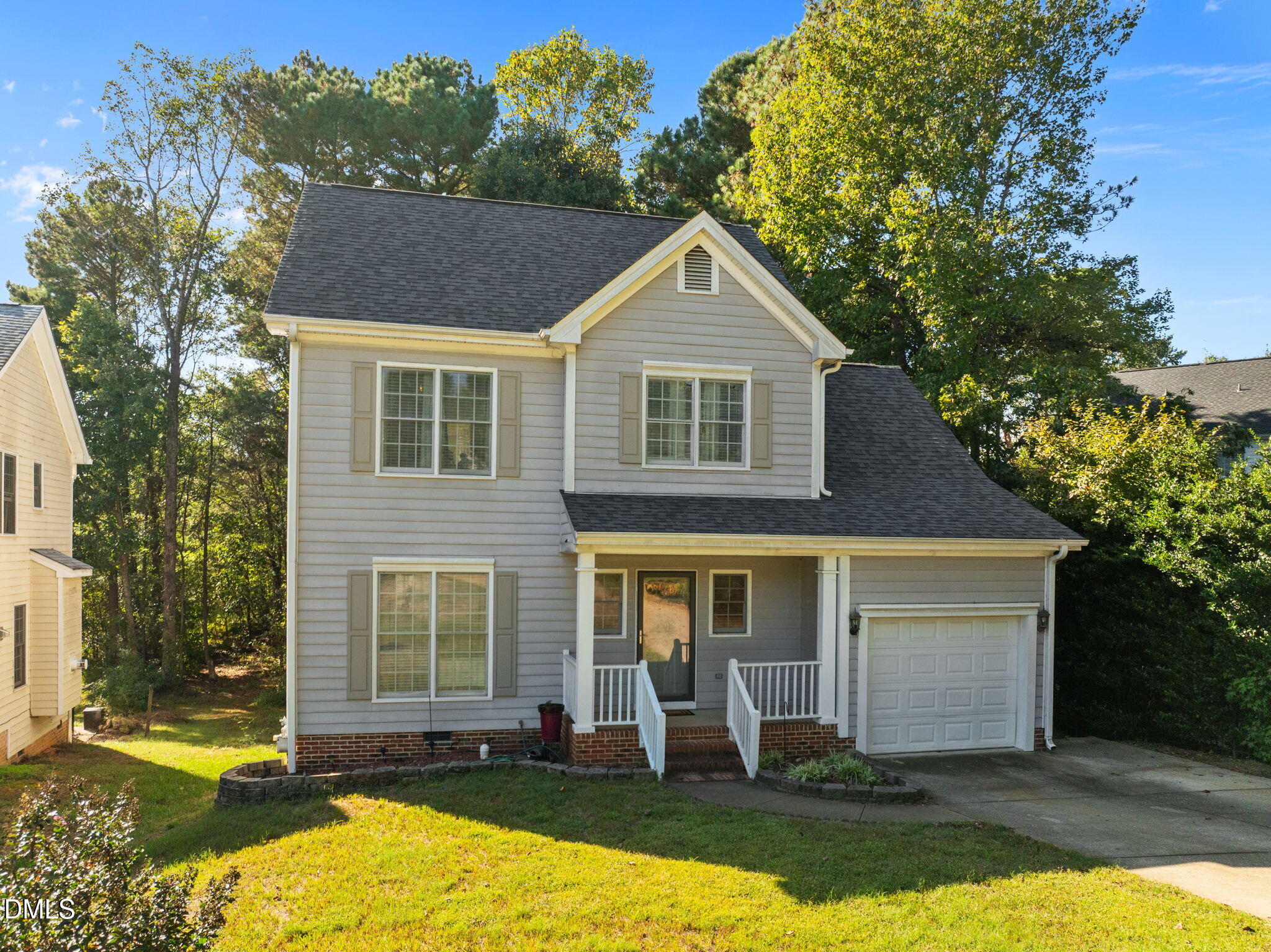 1758 Rowsby Court Wake Forest, NC 27587 - Photo 36 of 48 a front view of a house with a yard