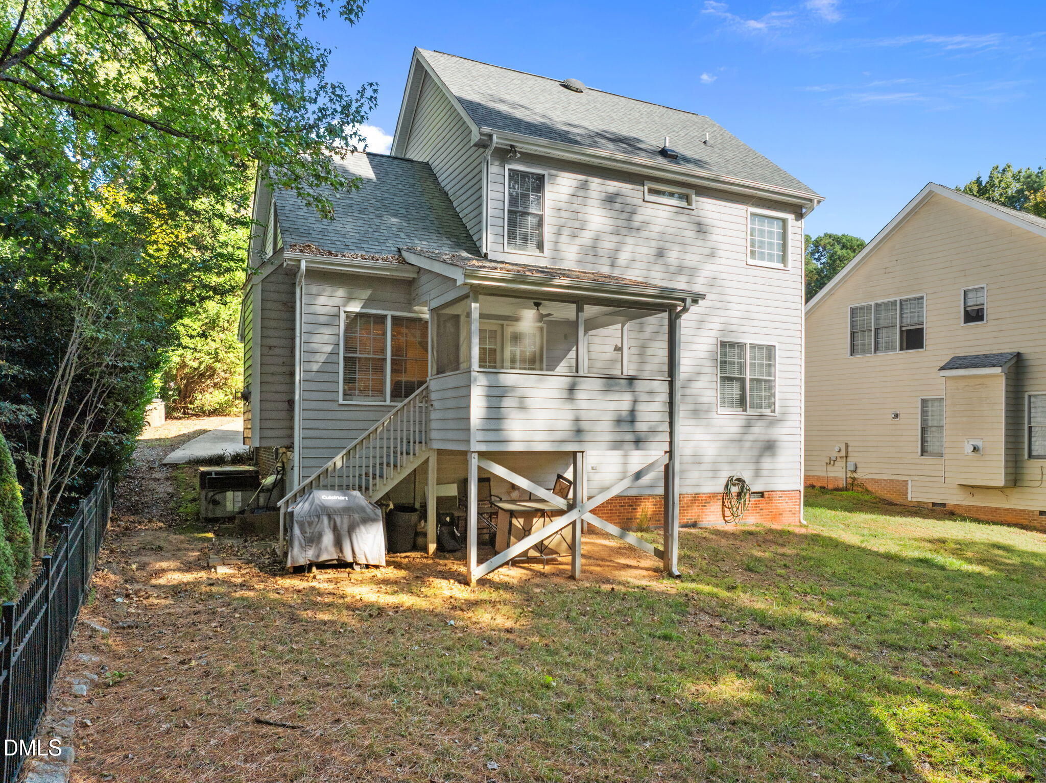 1758 Rowsby Court Wake Forest, NC 27587 - Photo 37 of 48 a view of a house with a backyard