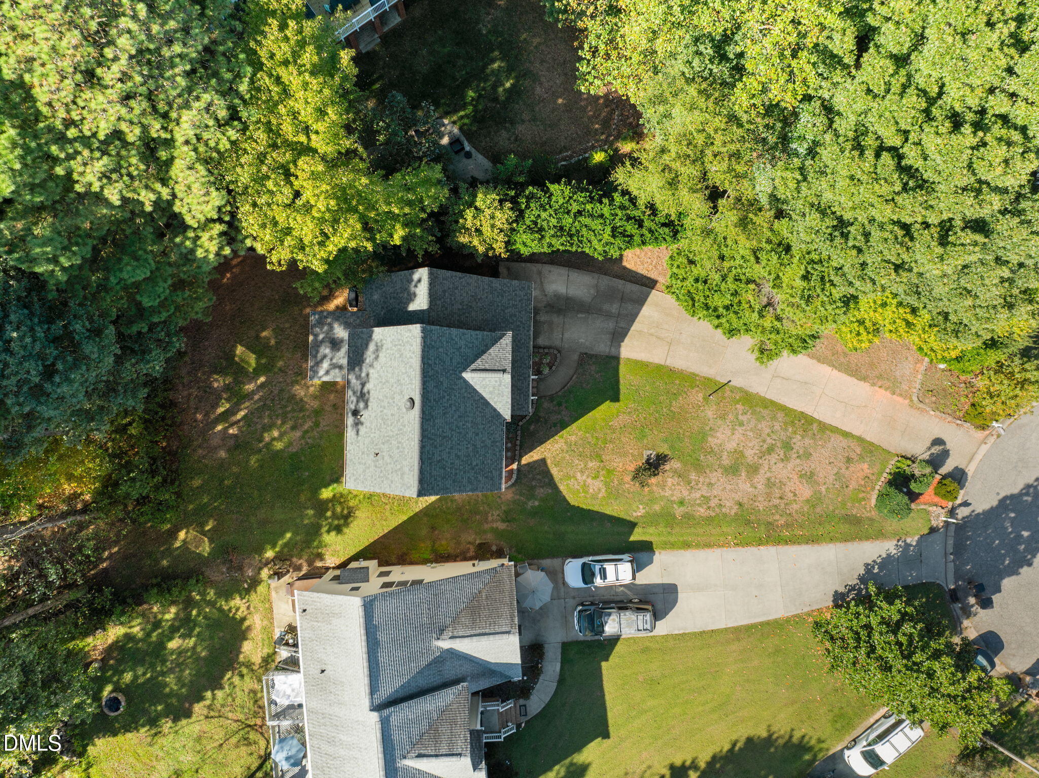 1758 Rowsby Court Wake Forest, NC 27587 - Photo 42 of 48 an aerial view of a house with outdoor space pool seating area and yard