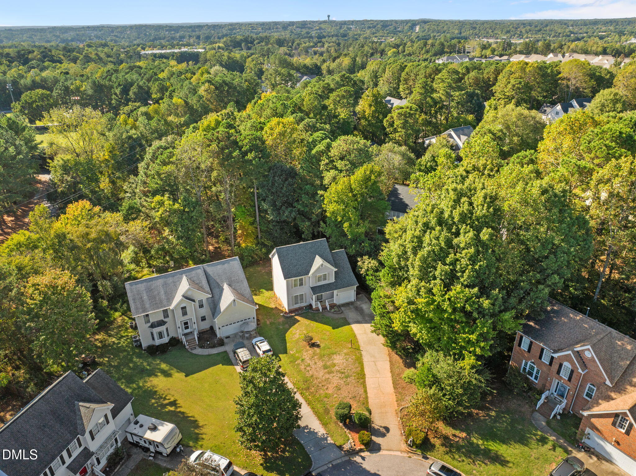 1758 Rowsby Court Wake Forest, NC 27587 - Photo 43 of 48 an aerial view of a house with a yard