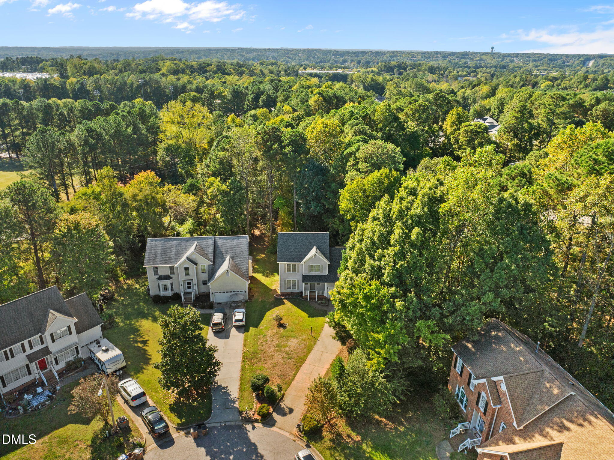 1758 Rowsby Court Wake Forest, NC 27587 - Photo 45 of 48 an aerial view of a house with a yard