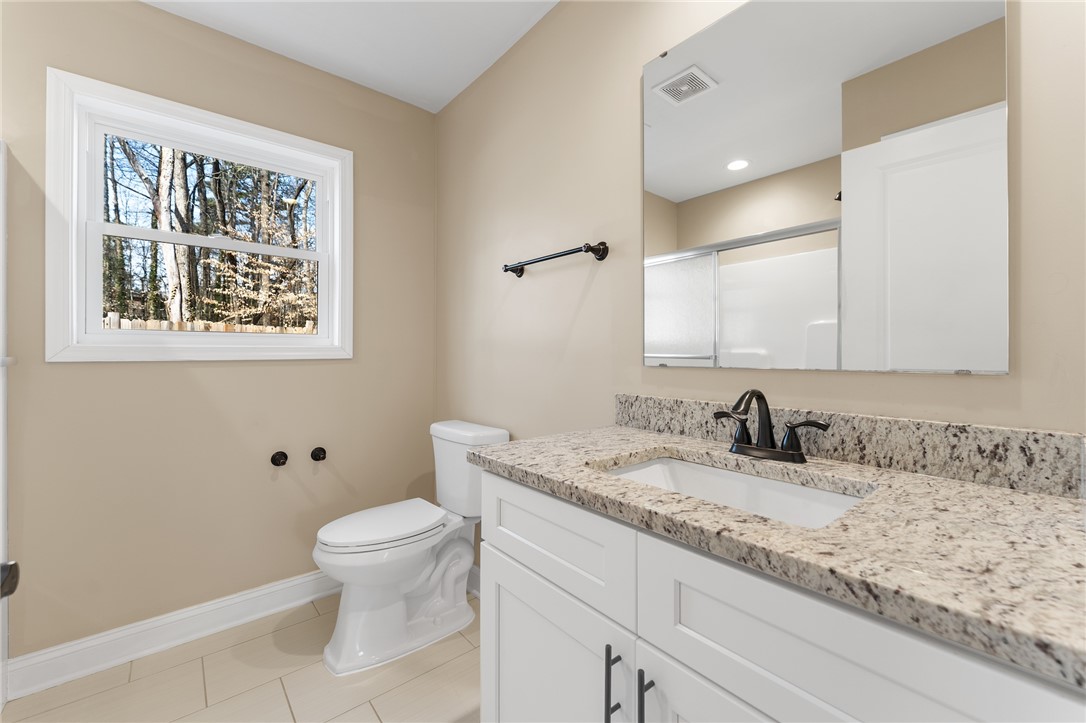 505 Hillside Drive Walhalla, SC 29691 - Photo 22 of 31 Bright and airy, this bathroom offers a functional layout and clean finishes.