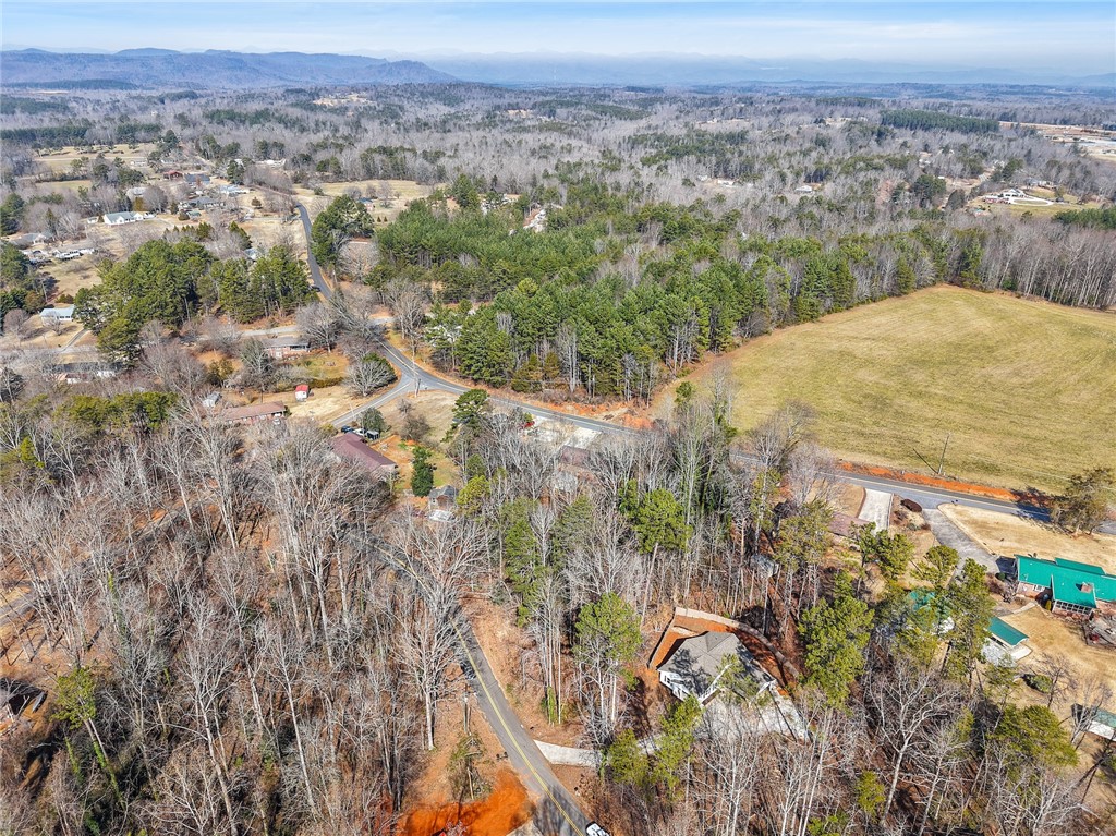 505 Hillside Drive Walhalla, SC 29691 - Photo 29 of 31 This elevated view showcases a serene natural setting with distant mountain views.