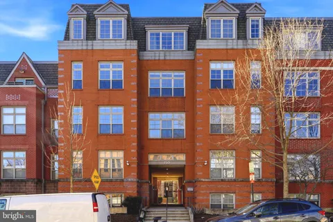 a front view of a building