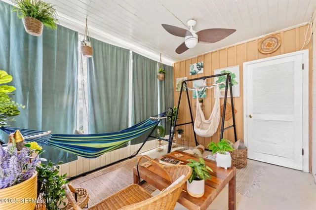 a room with musical instruments