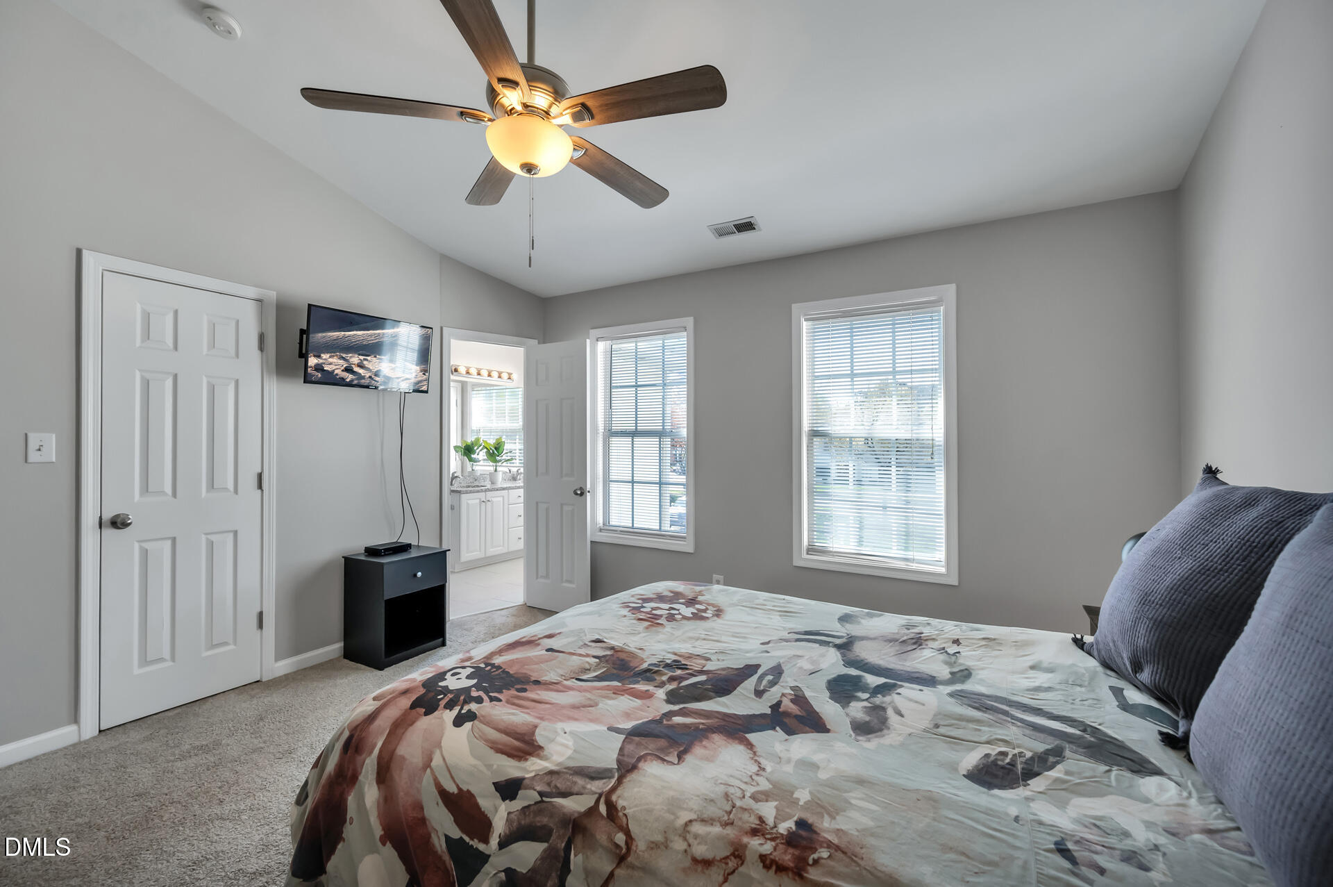 2021 Rivergate Road, Unit 103 Raleigh, NC 27614 - Photo 18 of 27 Primary Bedroom To The Right Of Stairs