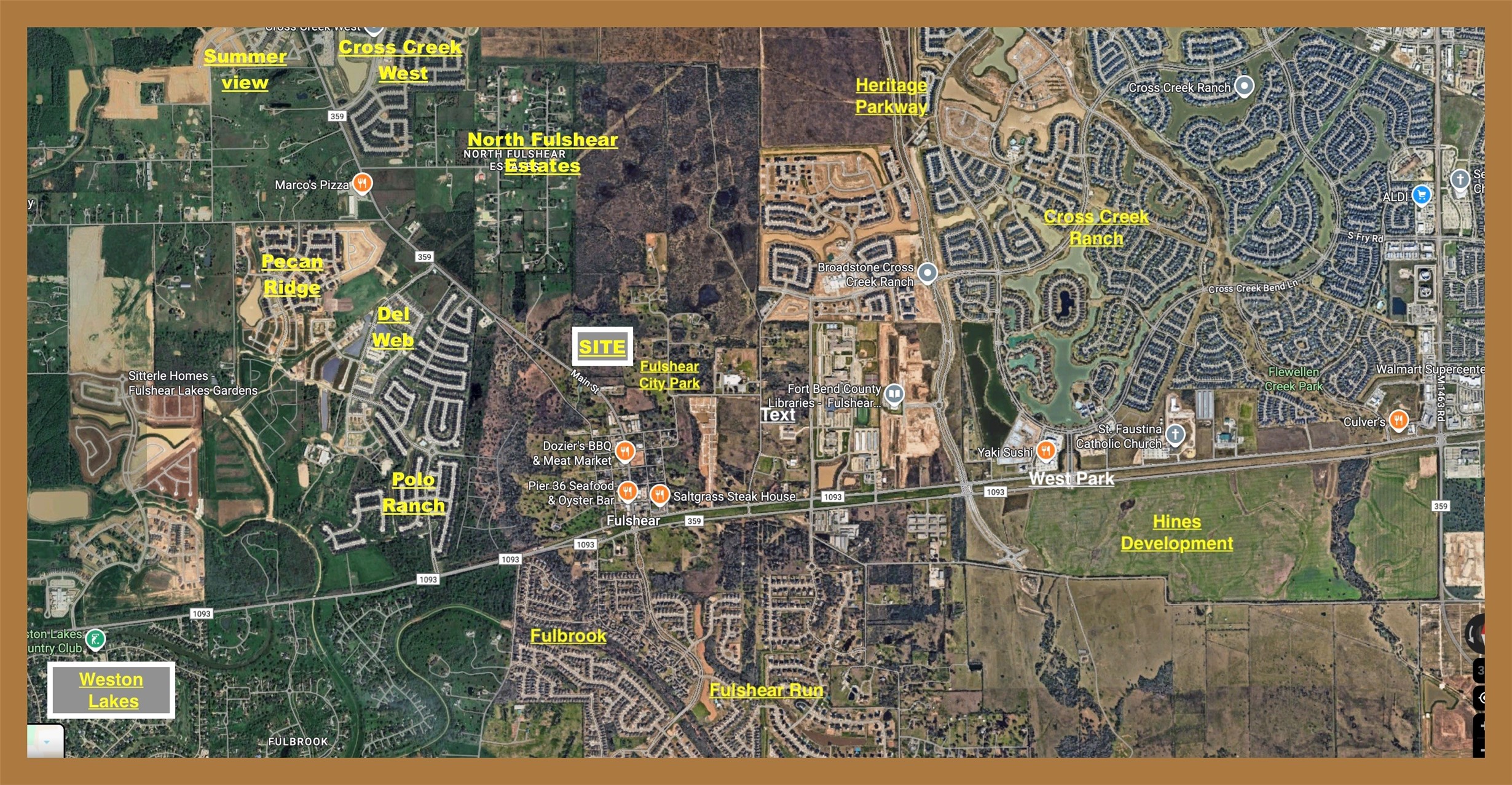 359 Rd Fulshear Tx 77406 Road Fulshear, TX 77441 - Photo 4 of 16 a bird view of building