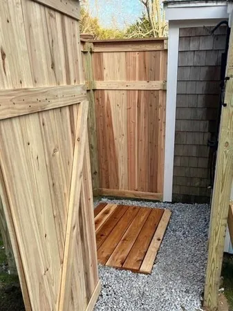a close view of shower