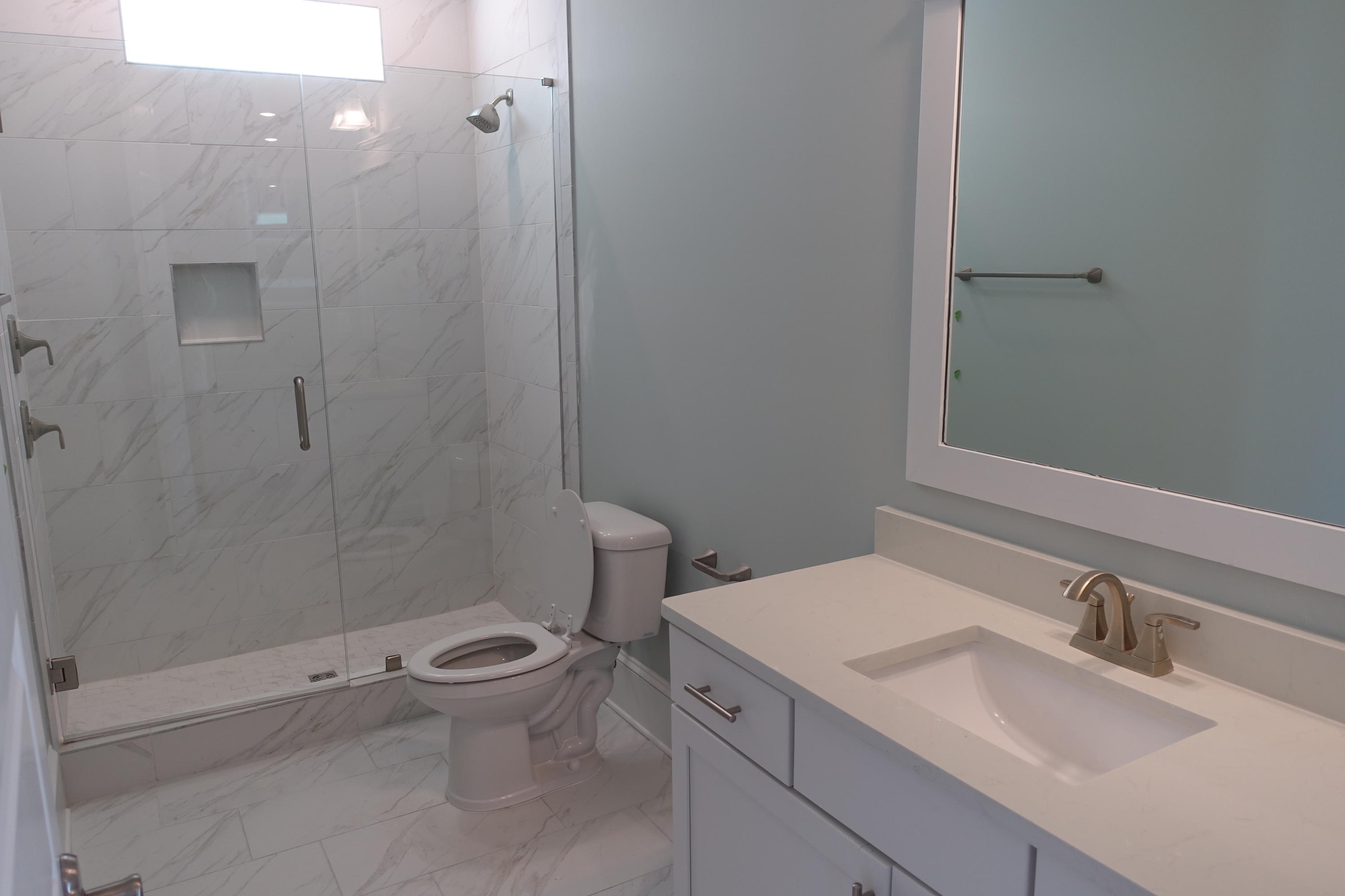 161 Siasconset Ln Inlet Beach Inlet Beach, FL 32461 - Photo 7 of 55 a bathroom with a granite countertop sink a toilet and shower