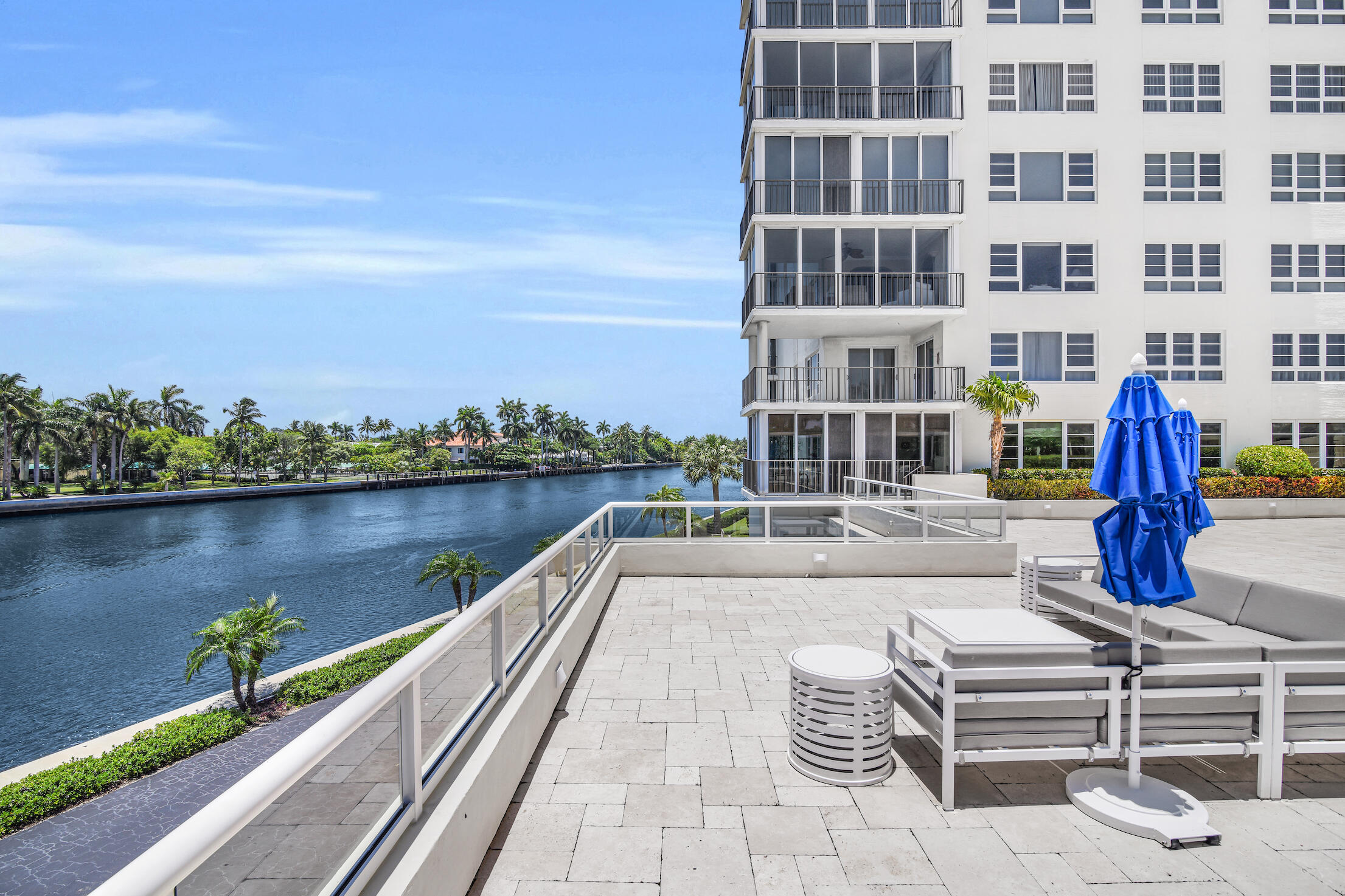 50 E Road, Unit 11D Delray Beach, FL 33483 - Photo 65 of 74 Hurricane Glass protection at Pool