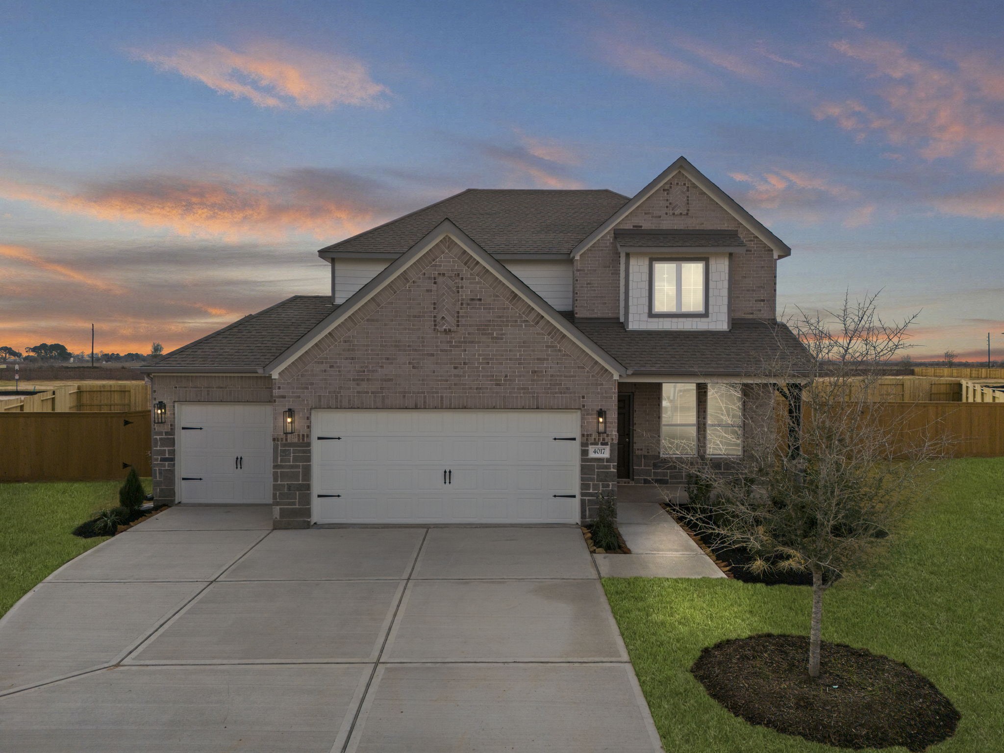 4017 Sun Burst Lane Brookshire, TX 77423 - Photo 1 of 49 a house view with a garden
