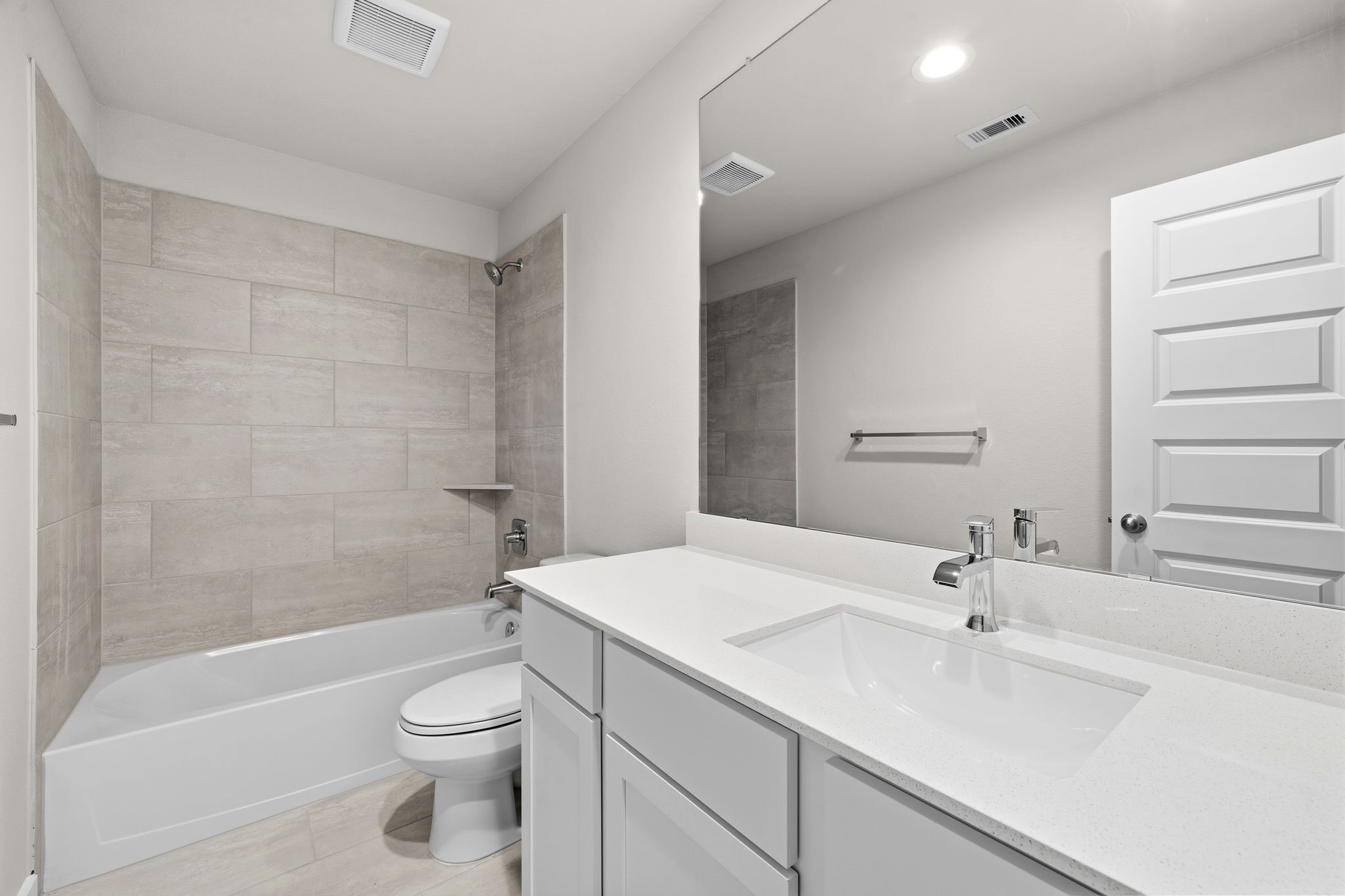 4017 Sun Burst Lane Brookshire, TX 77423 - Photo 22 of 49 a bathroom with a sink a toilet and shower