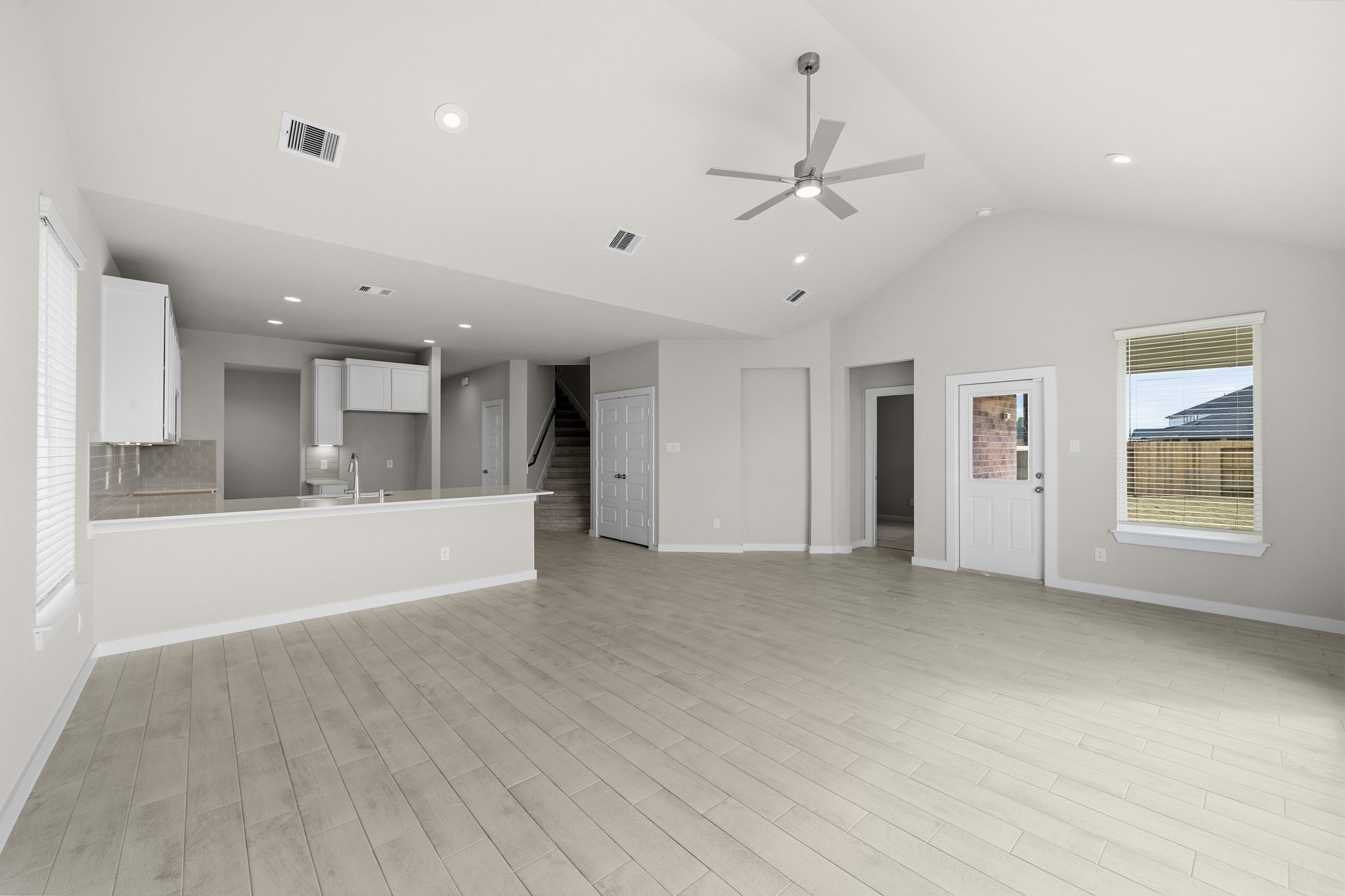 4017 Sun Burst Lane Brookshire, TX 77423 - Photo 10 of 49 a view of an empty room with window and cabinet