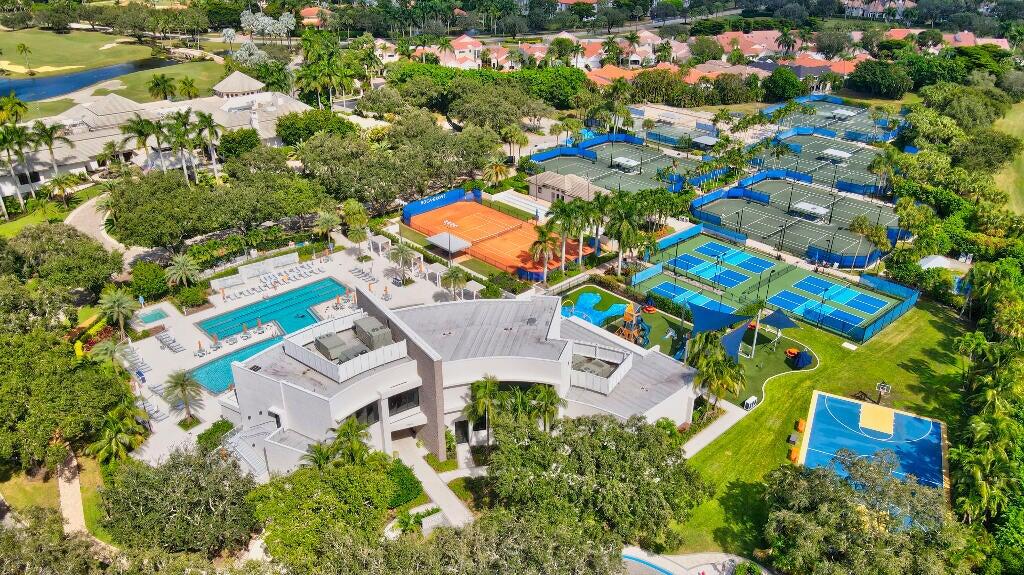 7450 Campo Florido Boca Raton, FL 33433 - Photo 54 of 63 an aerial view of a house with a yard and swimming pool