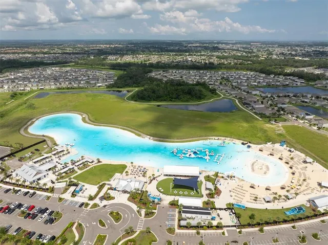 a view of a city with ocean