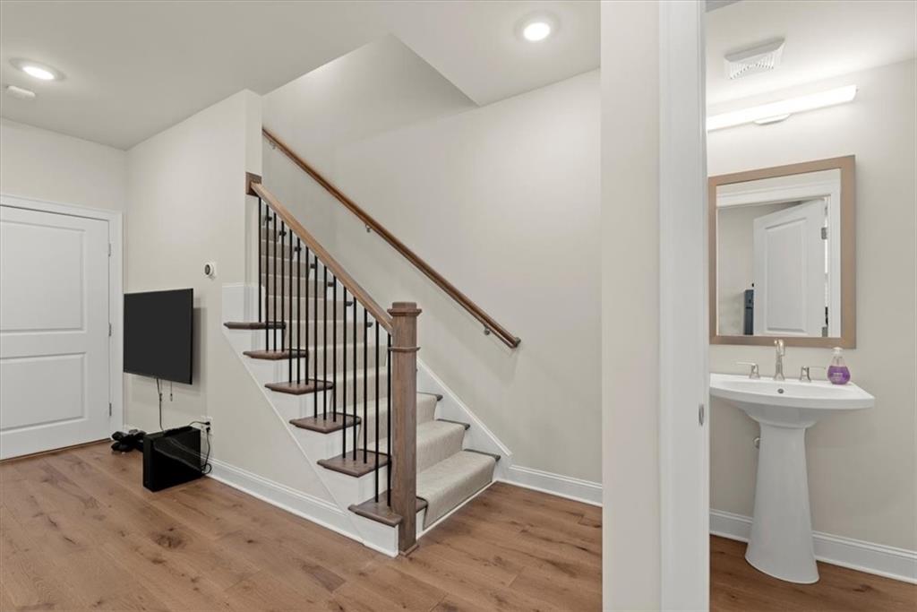 4217 Deming Circle Atlanta, GA 30342 - Photo 26 of 36 a view of a hallway with seating area