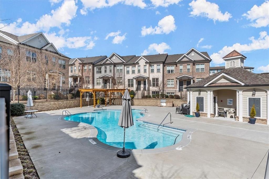 4217 Deming Circle Atlanta, GA 30342 - Photo 4 of 36 a view of a building with a fountain