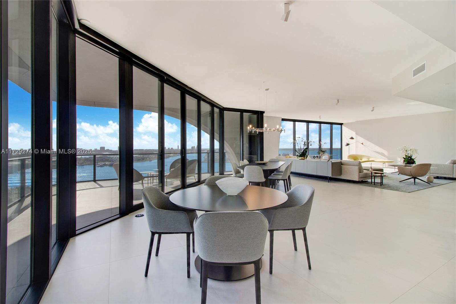 1000 Biscayne Boulevard, Unit 2302 Miami, FL 33132 - Photo 6 of 24 a dining room with furniture and wooden floor