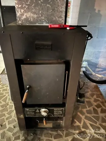 a view of water heater room