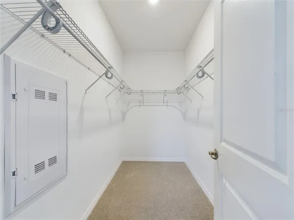 a view of a walk in closet