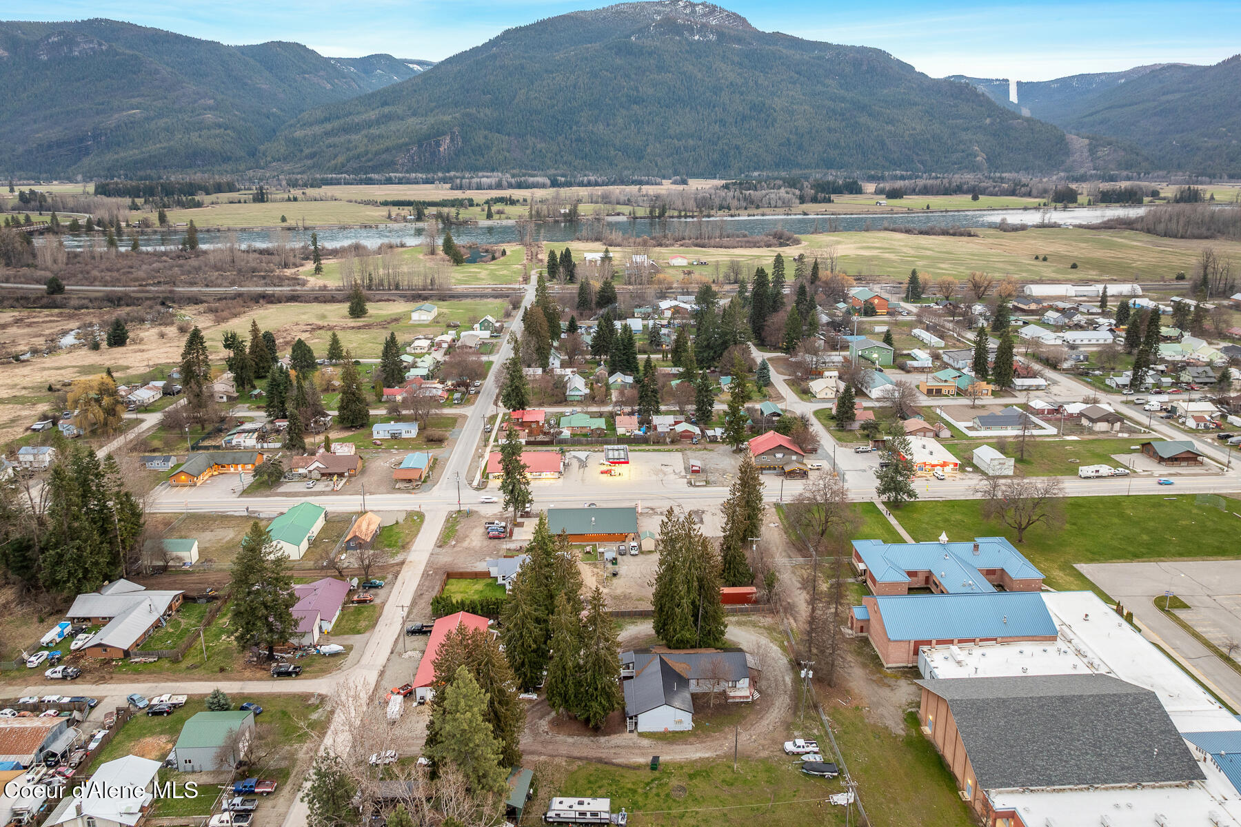 517 Stephen Street Clark Fork, ID 83811 - Photo 38 of 44 Aerial_517NStephenSt-7