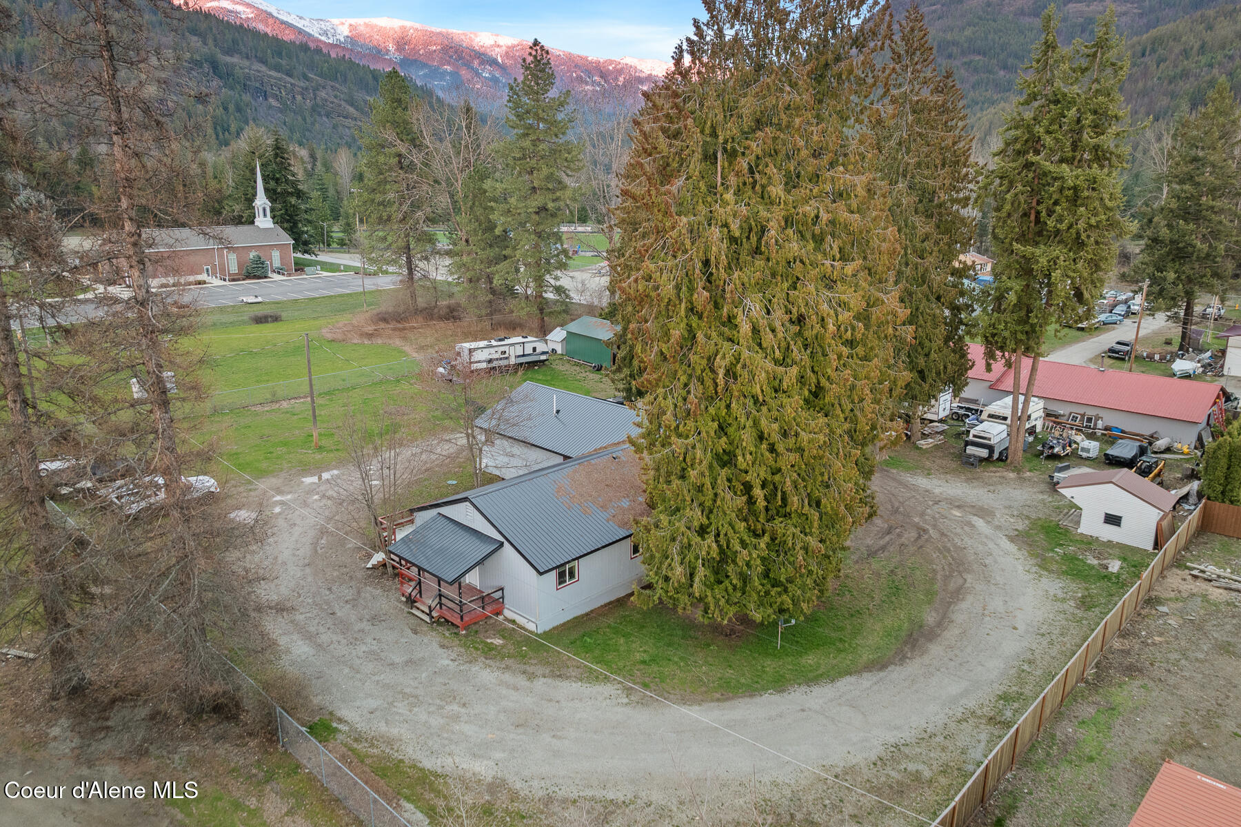 517 Stephen Street Clark Fork, ID 83811 - Photo 42 of 44 Aerial_517NStephenSt-9