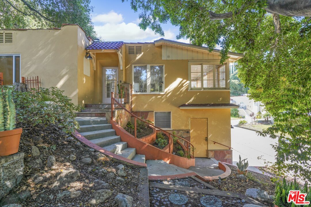 501 Sinclair Avenue Glendale, CA 91206 - Photo 3 of 20 an aerial view of a house with swimming pool