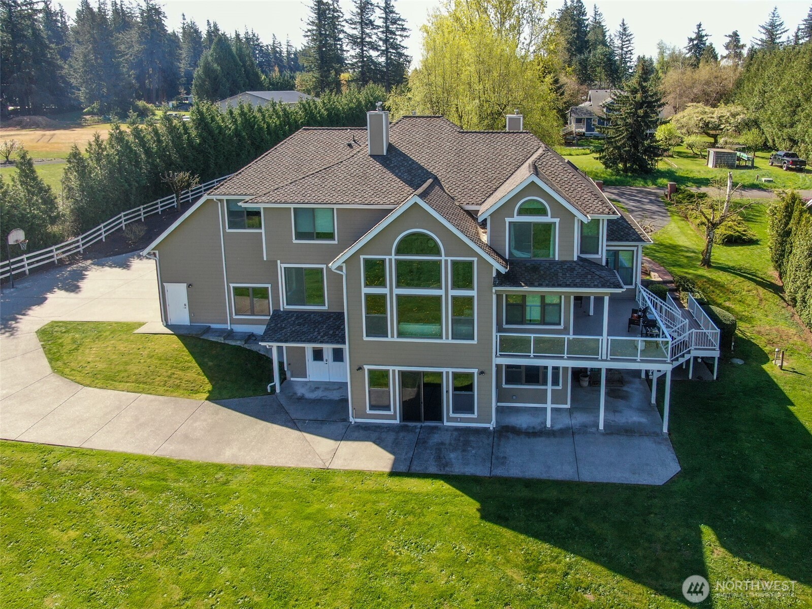 746 Van Dyk Road Lynden, WA 98264 - Photo 39 of 40 a view of house with garden