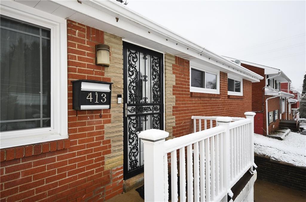 413 Grove Road Verona, PA 15147 - Photo 18 of 25 Decorative security screen door and Ring camera/doorbell!