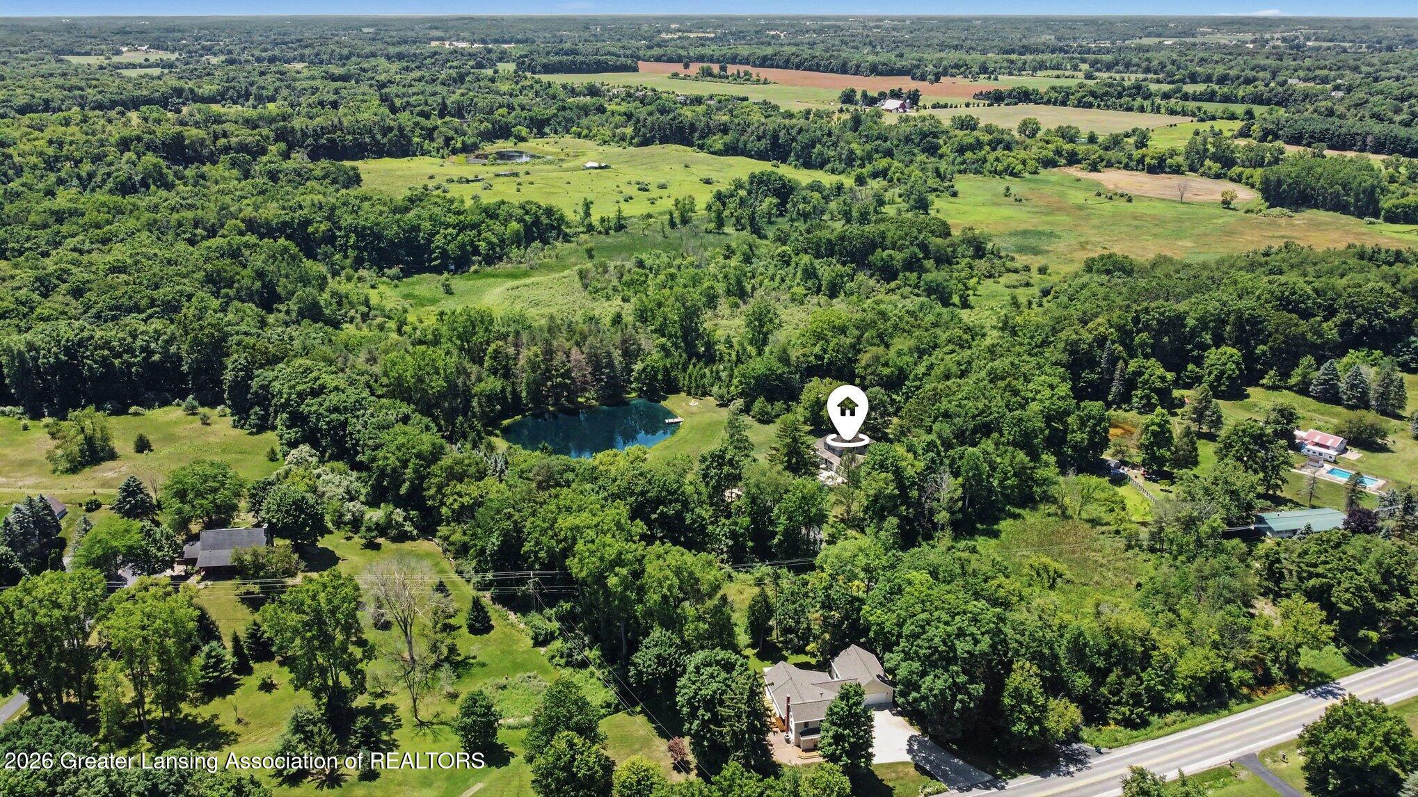 905 West Dansville Road Mason, MI 48854 - Photo 44 of 50 Aerial