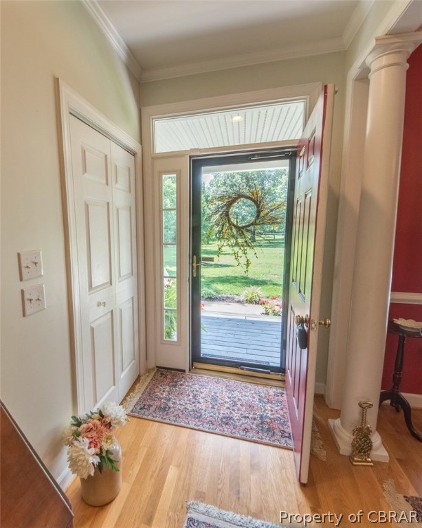 1804 Kates Neck Road Locust Hill, VA 23092 - Photo 3 of 23 Entry foyer - Transom and side window allow lots of light for an inviting entry!
