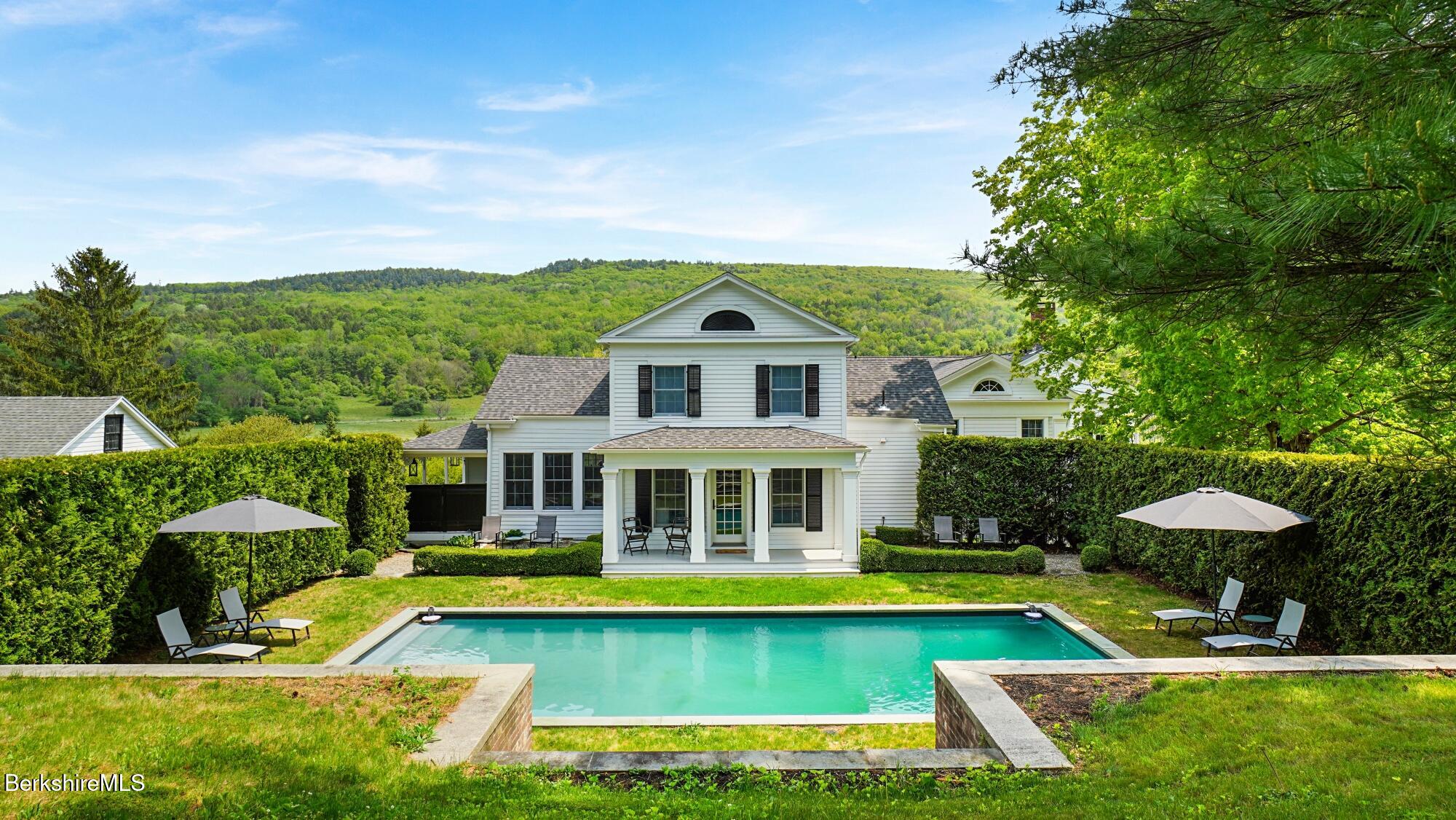 2650 Swamp Road Richmond, MA 01254 - Photo 43 of 49 a view of an house with swimming pool and yard