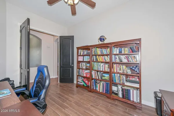 a view of an entryway door