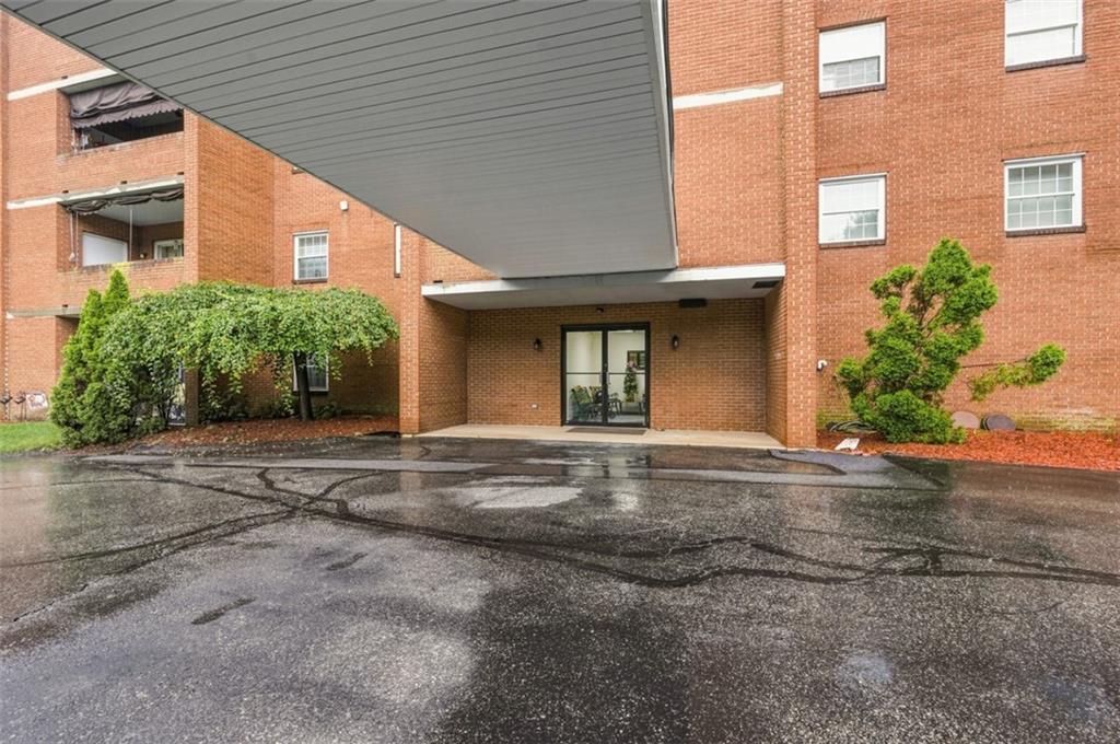 Front entrance into building.