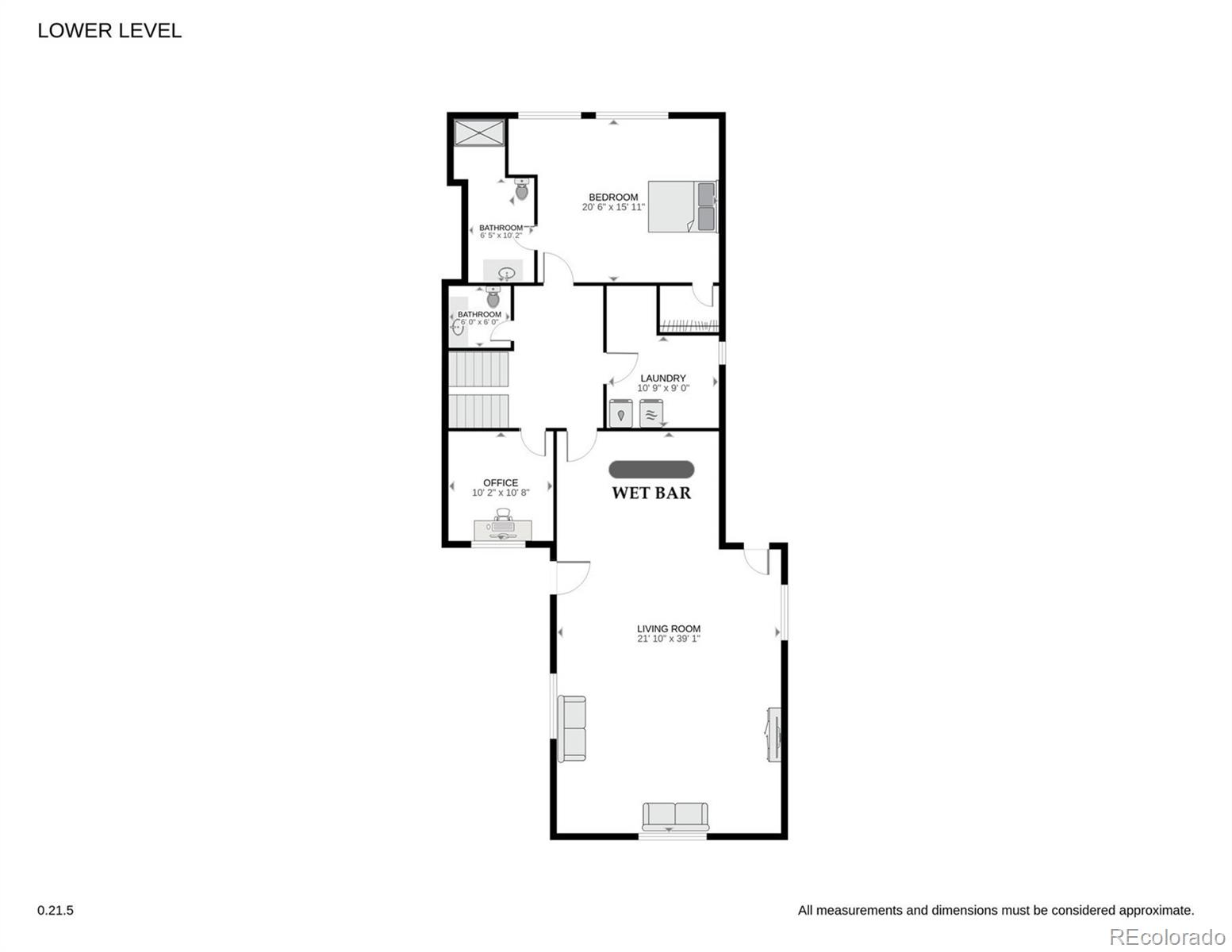 28867 Cedar Circle Evergreen, CO 80439 - Photo 35 of 35 a picture of a bench in front of a wall